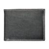 Andrew Philips® Leather Contrast Stitch Billfold Wallet - Black onyx